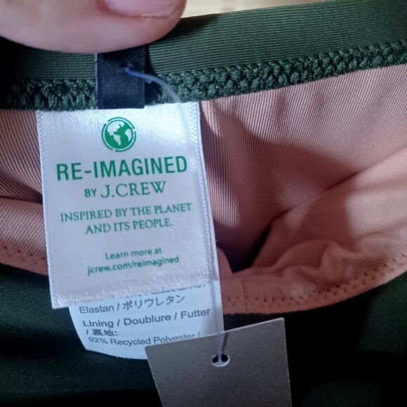 J. Crew One Piece Swimsuit Safari Green - Picture 5 of 11